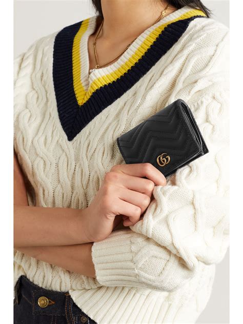 gucci caleido wallet|GUCCI GG Marmont quilted leather wallet .